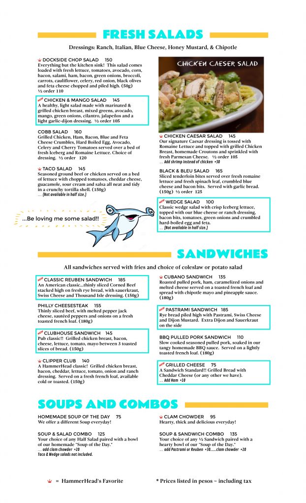 HammerHead's Dockside Bar & Grille Best sports bar in San Carlos