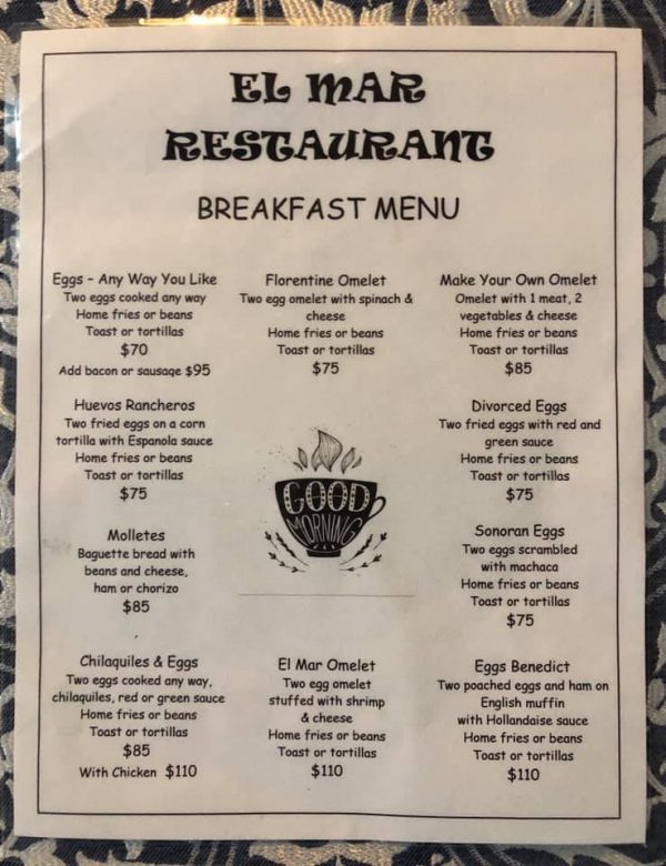 El Mar Restaurant Beachfront Dining San Carlos Sonora