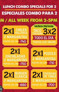 Calaca lunch combos for 2 as of July 2026